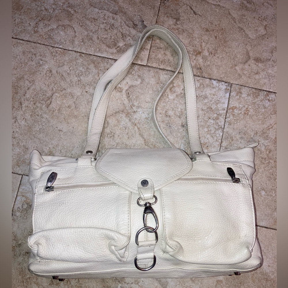 White Valentina handbag.